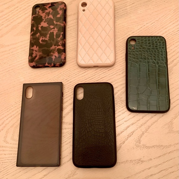 Other - 5 iPhone XR cases 

Assorted textures, patterns and colours